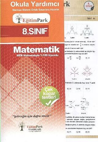 8.Sınıf Matematik Okula Yardımcı Çek Kopar Testleri