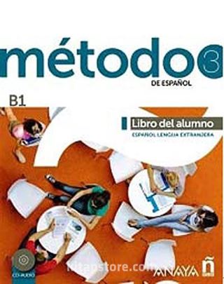 Metodo 3 Libro del alumno B1 +2 CD (İspanyolca Orta Seviye Ders Kitabı)