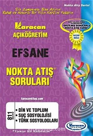 AÖF Din ve Toplum-Suç Sosyolojisi-Türk Sosyologları Efsane Nokta Atış Soruları (Kod:811)