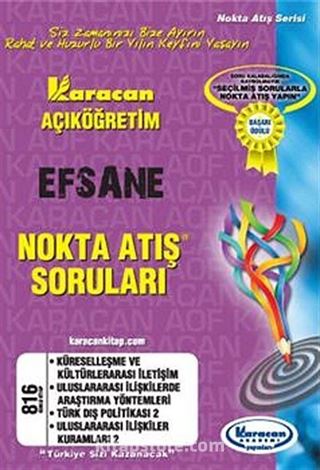 AÖF Efsane Nokta Atış Soruları (Kod:816)