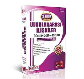 AÖF 3. Sınıf Uluslararası İlişkiler Bahar Dönemi (6. Yarıyıl) Öğreten Özet ve Sorular (AF-136-ULS)