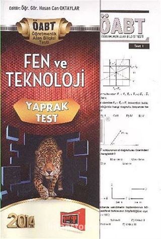 2014 KPSS ÖABT Fen ve Teknoloji Yaprak Test