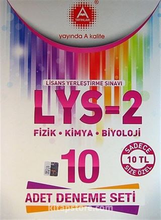 LYS -2 Fizik-Kimya-Biyoloji 10 Adet Deneme Seti