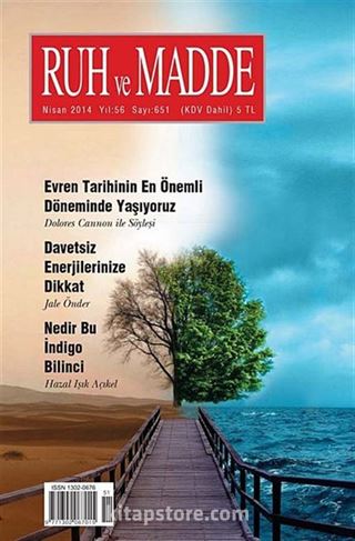 Ruh ve Madde Dergisi Nisan 2014 Yıl:55 Sayı:651