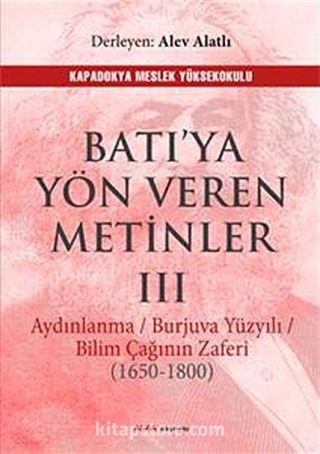 Batı'ya Yön Veren Metinler III