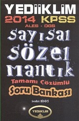 2014 KPSS ALES DGS Sayısal Sözel Mantık Tamamı Çözümlü Soru Bankası