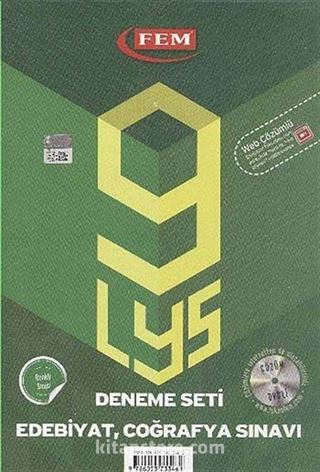 LYS 9 Deneme Seti Edebiyat Coğrafya (Sınavı Çözüm Dvd'li)