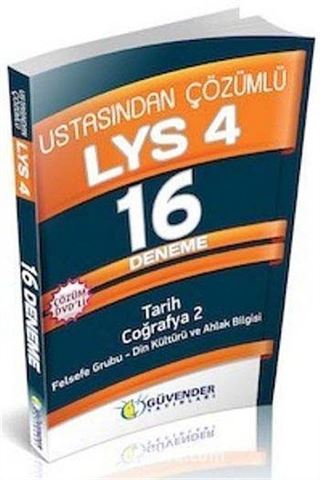 LYS 4 Ustasından Çözümlü 16 Deneme (Tarih-Coğrafya) (Çözüm Dvd'li)