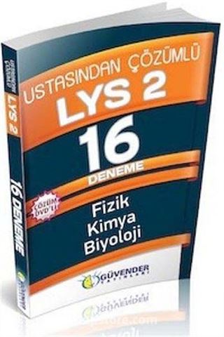 LYS 2 Ustasında Çözümlü 16 Deneme (Fizik - Kimya - Biyoloji) (Çözüm Dvd'li)