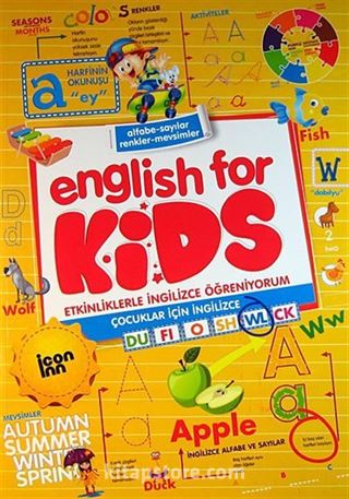 English for Kids Etkinliklerle İngilizce Öğreniyorum (Çocuklar İçin İngilizce)