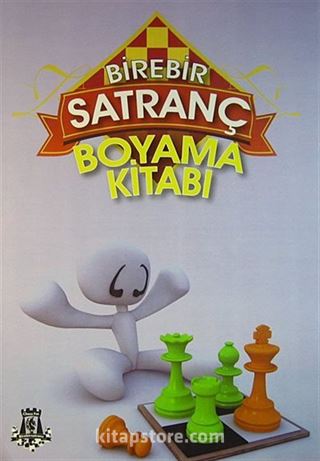 Birebir Satranç Boyama Kitabı