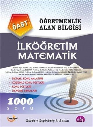 Öğretmenlik Alan Bilgisi İlköğretim Matematik (ÖABT)