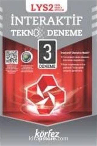 LYS 2 Fizik-Kimya-Biyoloji İnteraktif Tekno Deneme (3 Deneme)