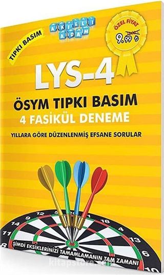 LYS-4 ÖSYM Tıpkı Basım 4 Fasikül Deneme