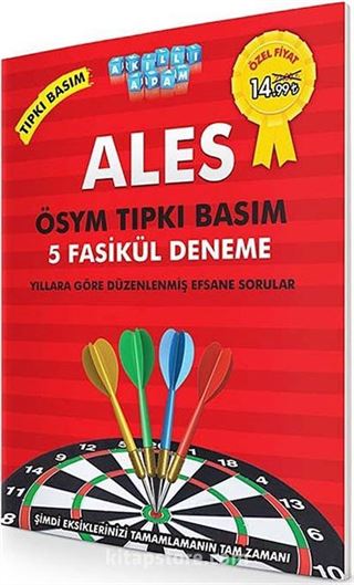 2014 ALES ÖSYM Tıpkı Basım 5 Fasikül Deneme