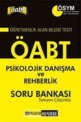 KPSS ÖABT Psikolojik Danışma ve Rehberlik Tamamı Çözümlü Soru Bankası