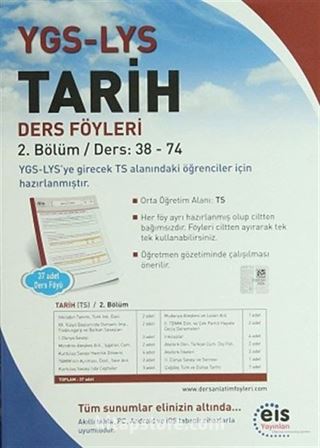 YGS-LYS Tarih Ders Föyleri