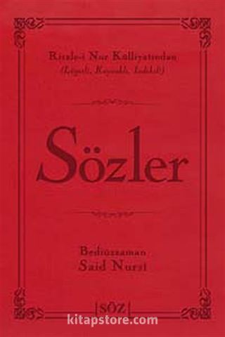 Sözler (Şamua, İki Renk, İthal Termo Deri Cilt) (Çanta Boy)