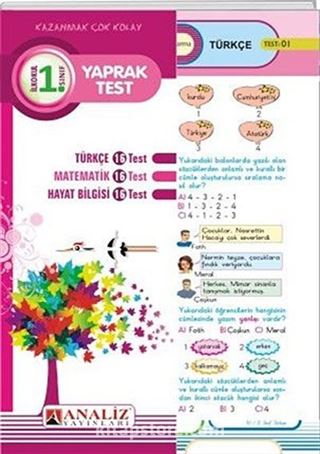 1.Sınıf Yaprak Test