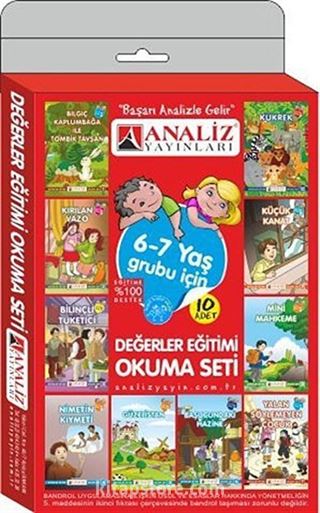 1.Sınıf Değerler Eğitimi Okuma Seti (10 Adet)