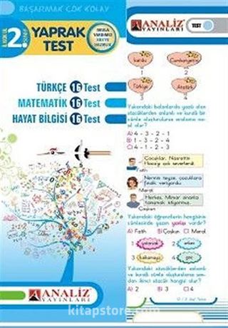 2.Sınıf Poşet Yaprak Test