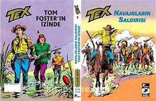 Tex Klasik Seri 1 / Navajoların Saldırısı - Tom Foster'in İzinde