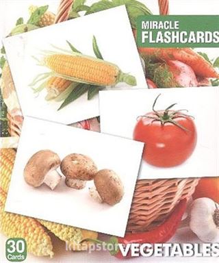 Vegetables Miracle Flashcards (30 Cards)