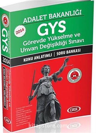 2014 Adalet Bakanlığı GYS Konu Anlatımlı Soru Bankası