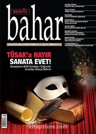 Berfin Bahar Aylık Kültür Sanat ve Edebiyat Dergisi Temmuz 2014 Sayı:197