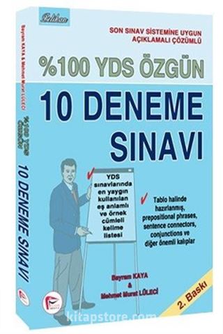 %100 YDS Özgün 10 Deneme Sınavı