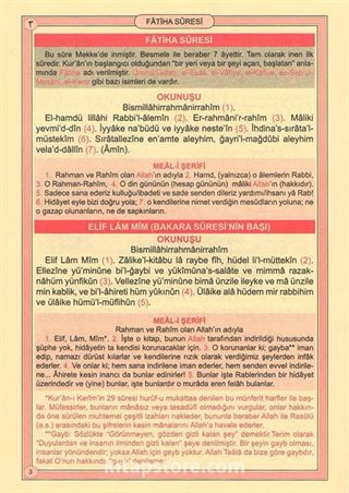 41 Yasin Tebareke - Amme Kısa Sureler ve Dualar Kolay Okunan Bilgisayar Hatlı Türkçe Okunuşlu (Kod:059)