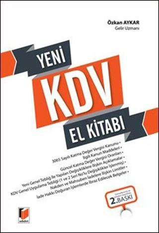 Yeni KDV El Kitabı