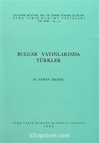 Bulgar Yayınlarında Türkler