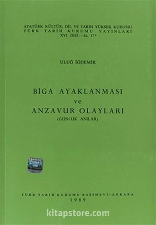 Biga Ayaklanması ve Anzavur Olayları