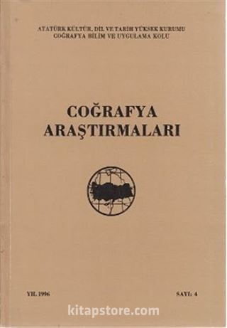 Coğrafya Araştırmaları Sayı:4