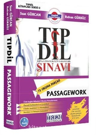 Tıpta Uzmanlık İçin Yabancı Dil Sınavı Passagework / Tıp Dil Kitaplar Serisi 3