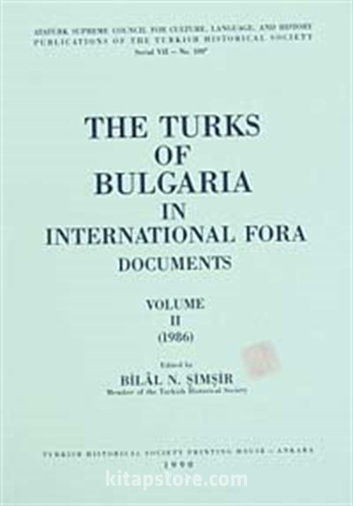 International fora. Turks in Bulgaria.