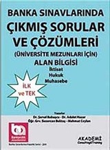 Banka Sınavlarında Çıkmış Sorular ve Çözümleri (Üniversite Mezunları İçin)