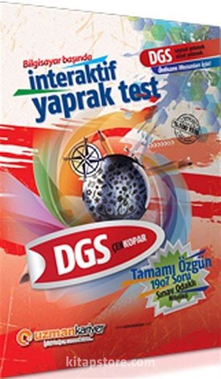 2014 DGS İnteraktif Yaprak Test Çek Kopar