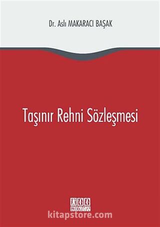 Taşınır Rehni Sözleşmesi