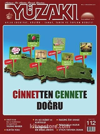 Yüzakı Aylık Edebiyat, Kültür, Sanat, Tarih ve Toplum Dergisi/Sayı:112 Haziran 2014