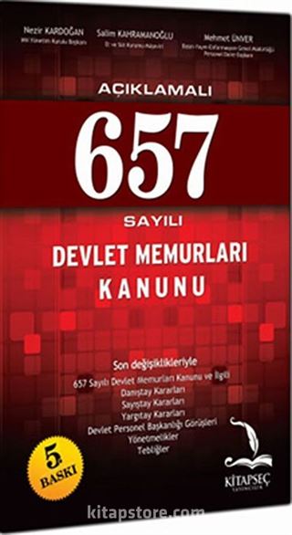 Açıklamalı 657 Sayılı Devlet Memurları Kanunu