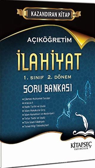 Açıköğretim İlahiyat 1.Sınıf 2.Dönem Soru Bankası