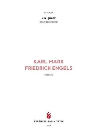 Karl Marx - Friedrich Engels 24 Desen