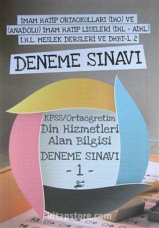 KPSS Ortaöğretim Din Hizmetleri Alan Bilgisi Deneme Sınavı (5 Deneme)