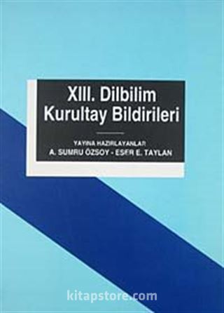 Dilbilim Kurultayı Bildirileri