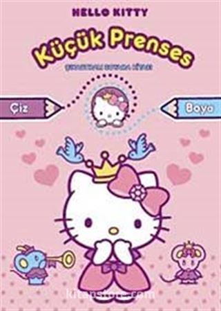 Hello Kitty Küçük Prenses Çıkartmalı Boyama