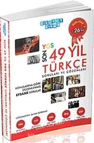 YGS Son 49 Yıl Türkçe Soruları ve Çözümleri