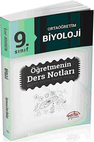 9. Sınıf Ortaöğretim Biyoloji Öğretmenin Ders Notları