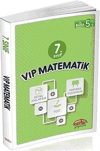 7. Sınıf Vip Matematik Konu Anlatımlı